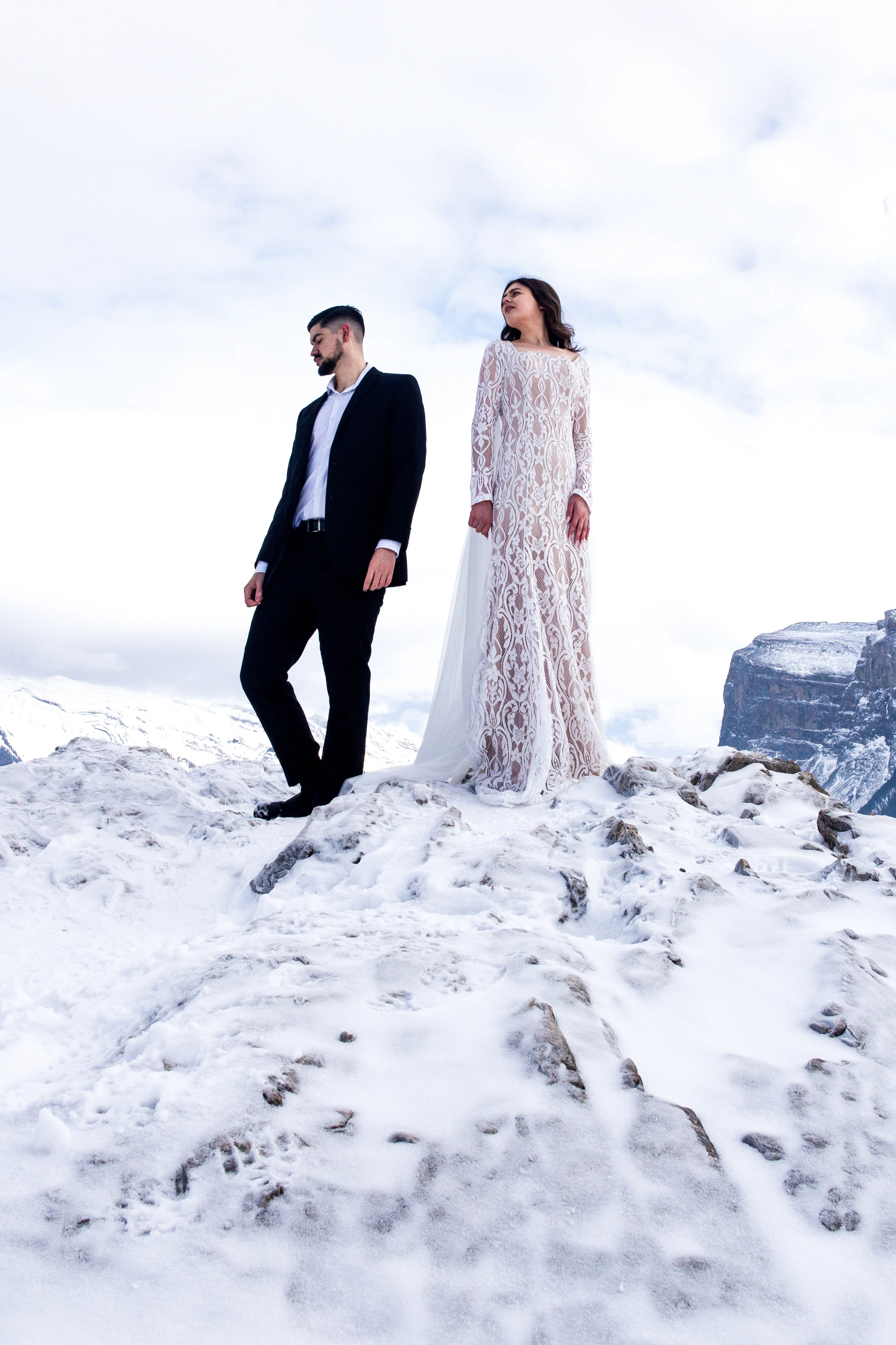 Fotografía editorial de boda - 2. Olivia & Isaac   Banff, CanadÁ